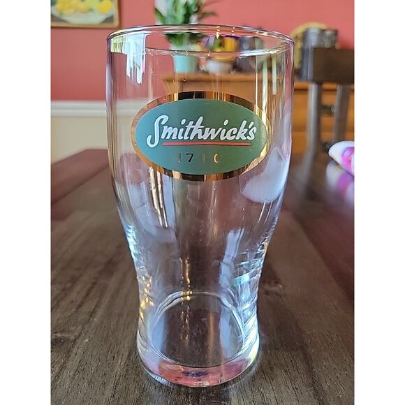 Smithwick's Ale Kilkenny Ireland Pint Beer Glass 16 oz. 6" Tall - Picture 1 of 3